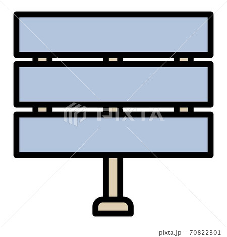 Outdoor advertising city billboard icon, outline style 70822301