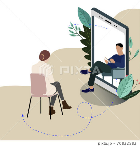 Romote mental consultation at psychologist 70822582