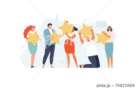 Users customers with stars rating Users customers with stars rating 70825069