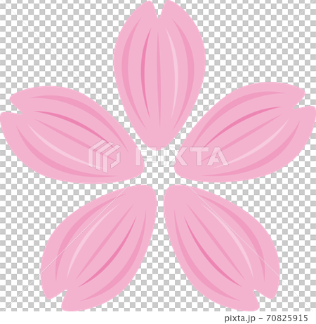 桜の花びらのイラスト素材 桜の花びらのイラスト素材
