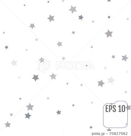 Seamless pattern with silver stars 70827062