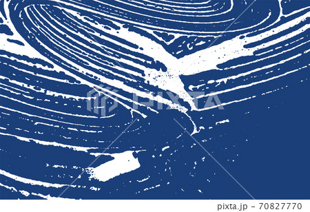 Grunge texture. Distress indigo rough trace. Elega 70827770