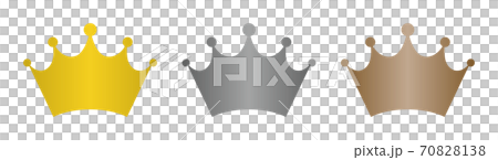王冠のランキング素材(数字なし/光沢あり) 王冠のランキング素材(数字なし/光沢あり) 70828138