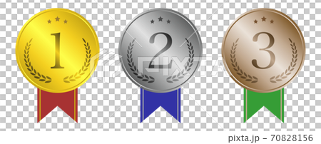 Ranking medal set (with numbers / glossy) Ranking medal set (with numbers / glossy) 70828156