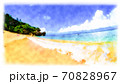 夏の海岸 70828967
