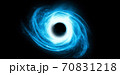 Image of open deep space. computer model black hole image 70831218