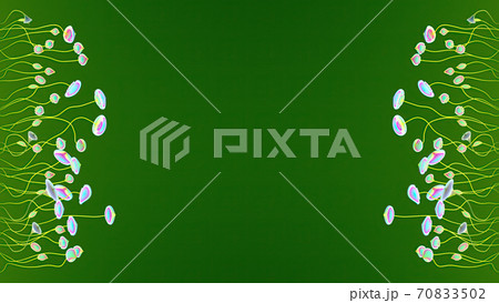 Floral Background. Colorful Flowers On Green Background Floral Background. Colorful Flowers On Green Background 70833502