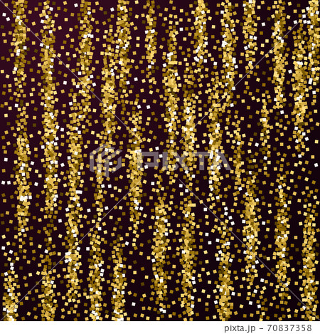 Gold glitter luxury sparkling confetti. Scattered  70837358