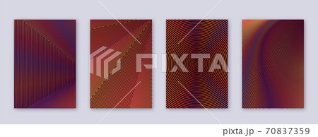 Art business card. Abstract lines modern brochure Art business card. Abstract lines modern brochure 70837359