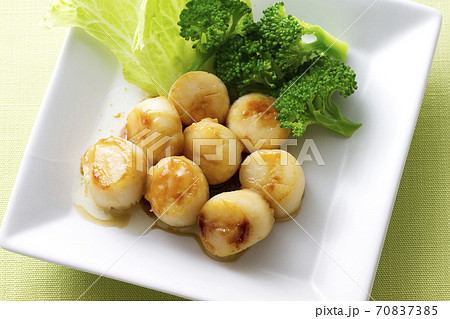 帆立貝柱のバター醤油焼き12 70837385