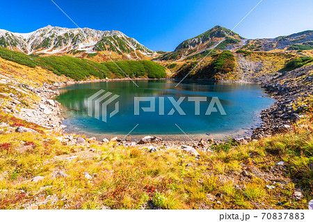 《富山県》紅葉最盛期の室堂・立山黒部アルペンルート 70837883