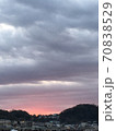 鎌倉朝焼け 70838529