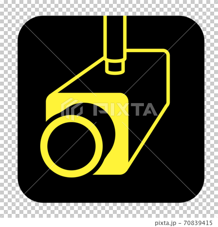 監視カメラマークのイラスト素材