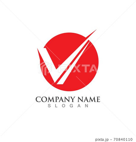 V Letter Lightning Logo Template V Letter Lightning Logo Template 70840110