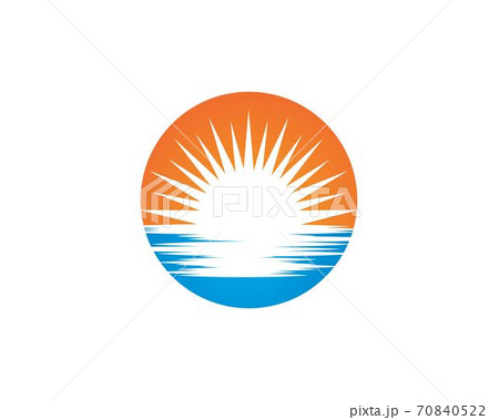 Water Wave symbol and icon Logo Template 70840522