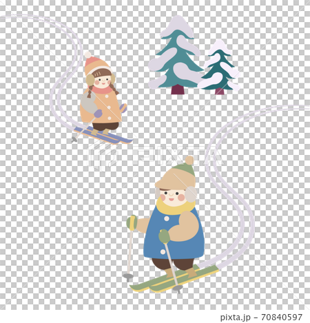 兒童滑雪 兒童滑雪 70840597