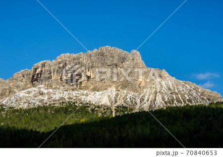 Beautiful view of famous dolomite mountain, Italy. Beautiful view of famous dolomite mountain, Italy. 70840653