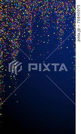 Festive appealing confetti. Celebration stars. Chi 70840975