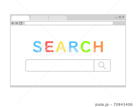 インターネットの検索サイト 70843406
