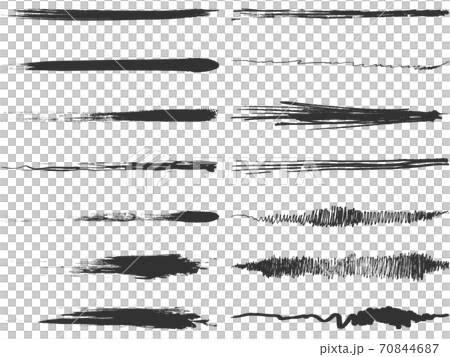 Brush drawing line set 3 Brush drawing line set 3 70844687