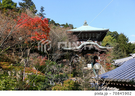 広島県 秋 安芸の宮島 大聖院 摩尼殿 広島県 秋 安芸の宮島 大聖院 摩尼殿 70845902