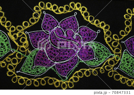 Traditional Tajik colorful embroidery suzani, carpet Traditional Tajik colorful embroidery suzani, carpet 70847331