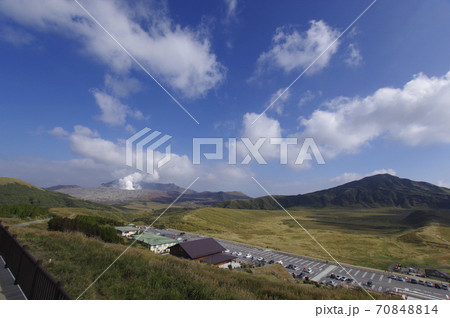 草千里展望台から見るパノラマ 70848814
