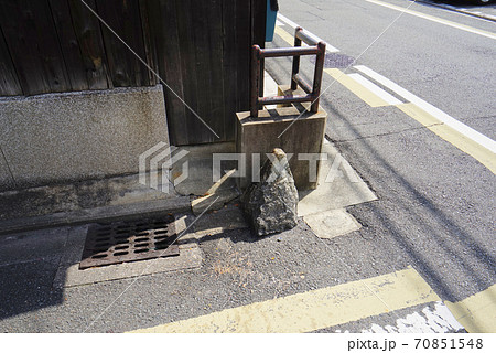 いけず石、京都市、京都府、日本 いけず石、京都市、京都府、日本 70851548