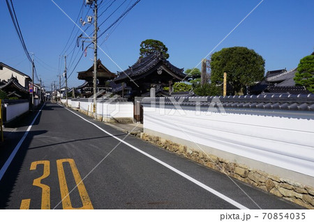 国の重要伝統的建造物群保存地区に推薦された津山市城西地区の街並み 国の重要伝統的建造物群保存地区に推薦された津山市城西地区の街並み 70854035
