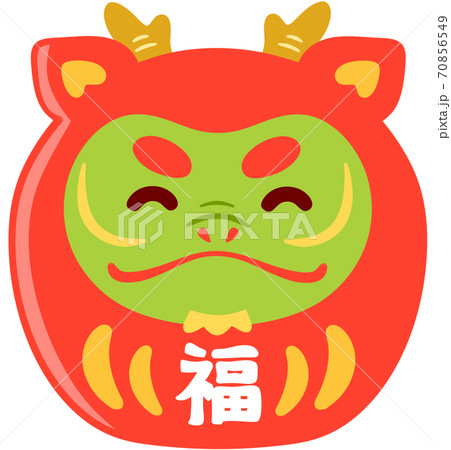 龍のだるま 70856549
