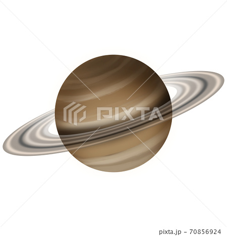 土星のイラストのイラスト素材