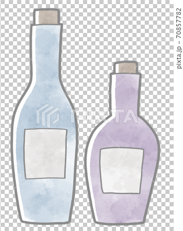 おしゃれなお酒の瓶セット おしゃれなお酒の瓶セット 70857782