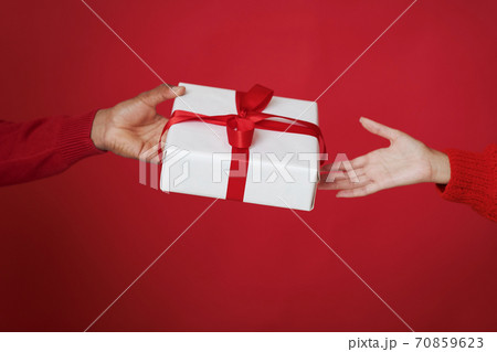 Secret Santa and giving present for Christmas or New Year Secret Santa and giving present for Christmas or New Year 70859623