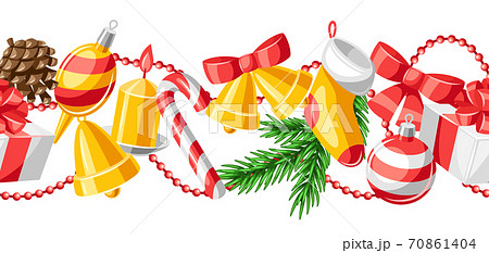 Merry Christmas seamless pattern. Merry Christmas seamless pattern. 70861404