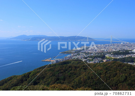 鉢伏山から明石海峡を望む 70862731