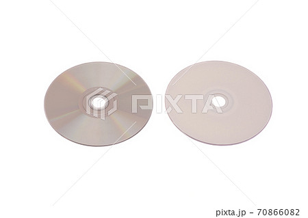 Cd disc on white background, isolated 70866082