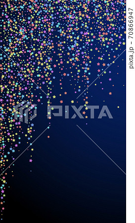 Festive fresh confetti. Celebration stars. Colorfu Festive fresh confetti. Celebration stars. Colorfu 70866947