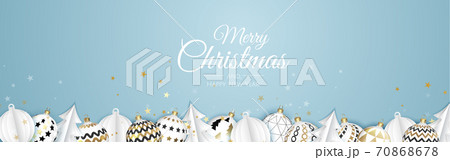 Merry Christmas background with christmas element. Vector illustration 70868678