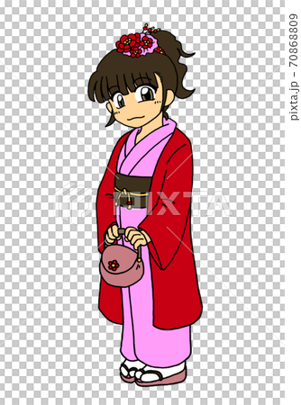 和服的女孩 70868809