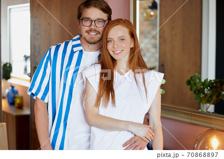 portrait of happy new home owners 70868897