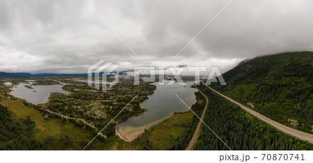 Aerial View of Yukon, Canada Aerial View of Yukon, Canada 70870741