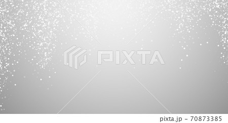 Random white dots Christmas background. Subtle fly 70873385