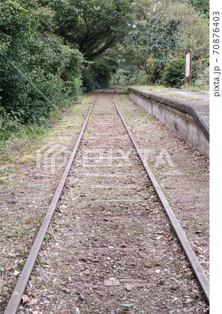 旧国鉄倉吉線廃線跡：泰久寺駅跡 70876403