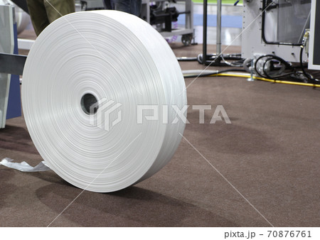 roll of industrial plastic as material 70876761