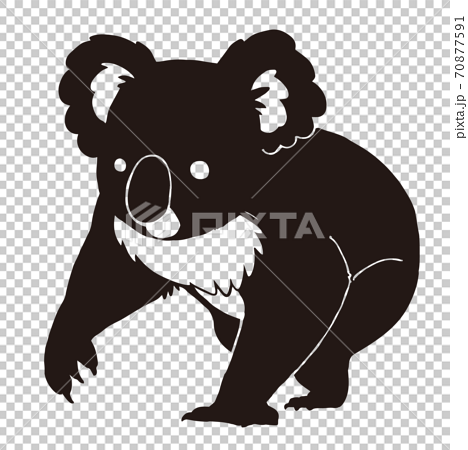 Koala Silhouette Illustration Stock Illustration
