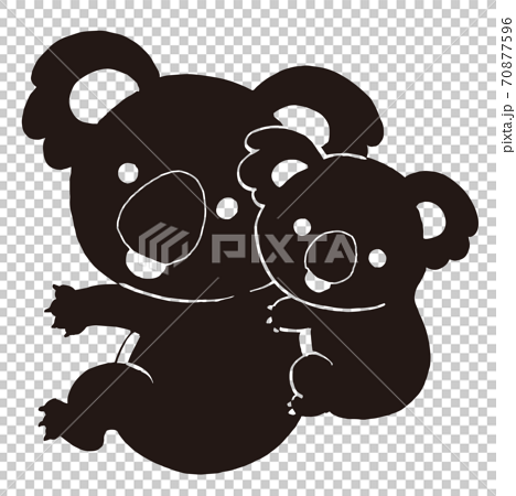 Koala Silhouette Illustration Stock Illustration