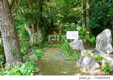 鹿児島県坊津町にある文学の森。 70880694