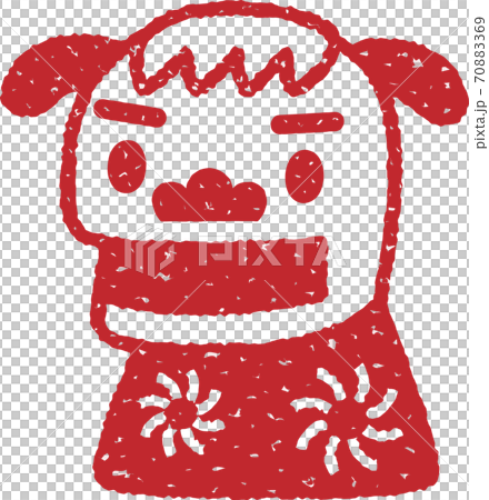 舞獅插圖（蓋章版本） 70883369