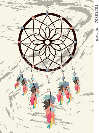 Dream Catcher Boho Native American Indian のイラスト素材