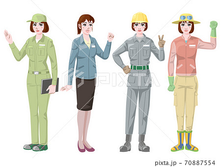 ワーキングウェア 女子 ワーキングウェア 女子 70887554